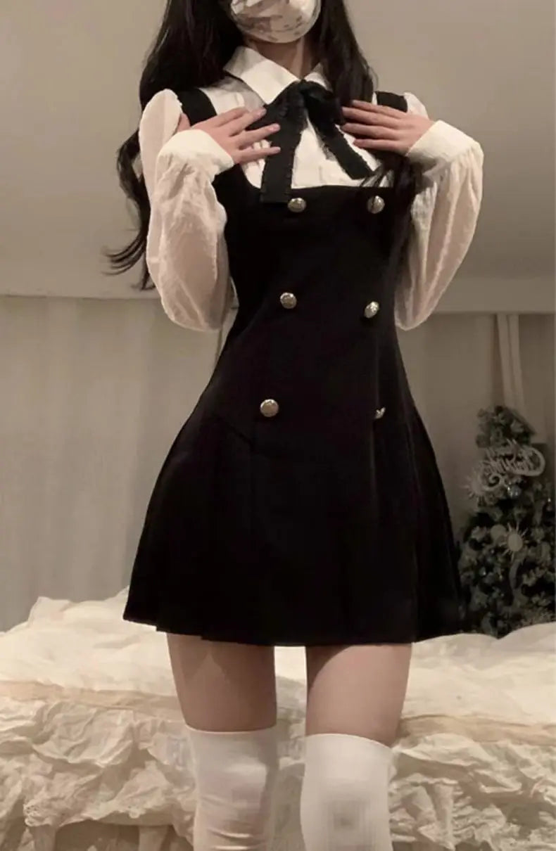 Casual Bow Tie Japanese JK Lolita Dress