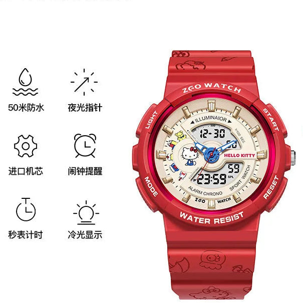 Sanrio Cartoon's Ladies' Electronic Watch for Gift