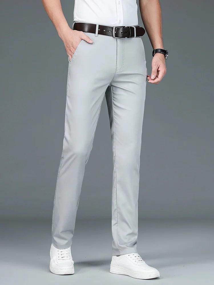 High Quality Luxury Straight Business Suit Pants