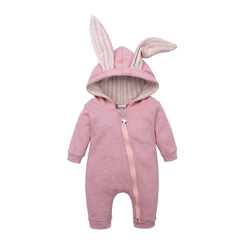 Cotton Long Sleeve Rabbit Baby Rompers Clothes