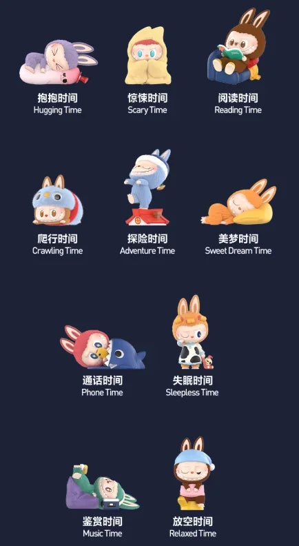 POP MART LABUBU THE MONSTERS 1:00 A.M. Series