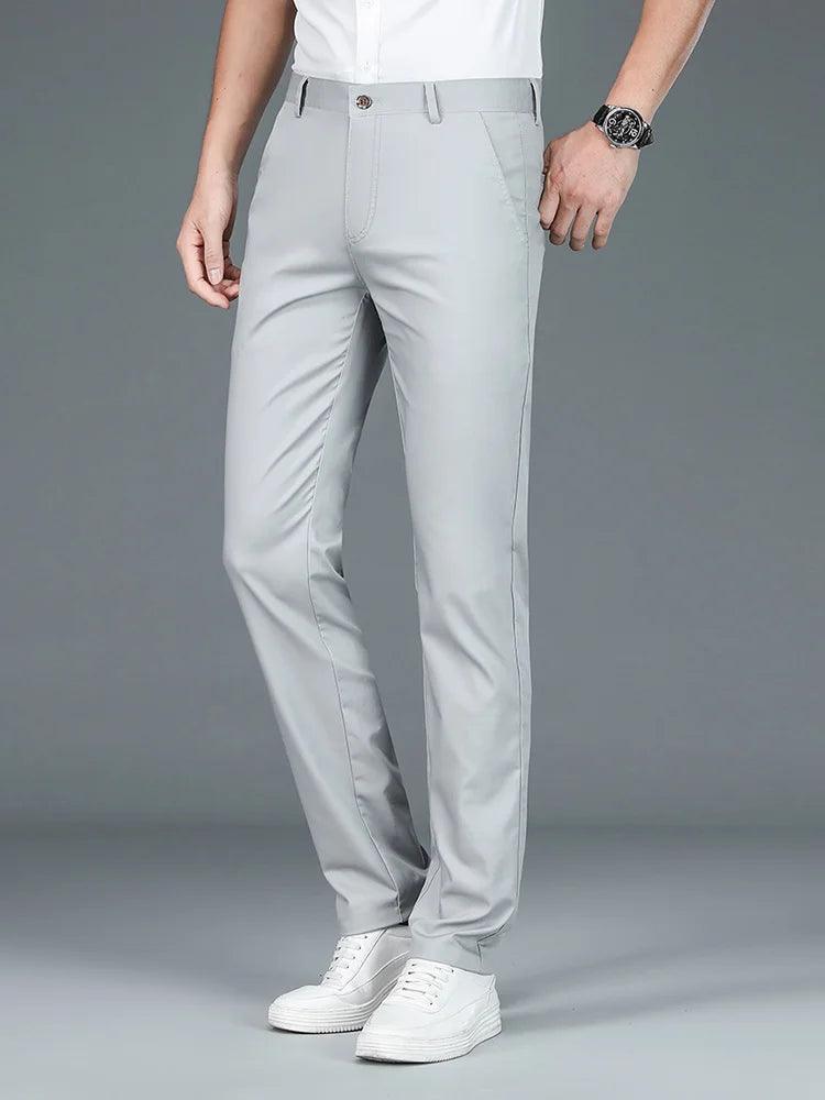 High Quality Luxury Straight Business Suit Pants