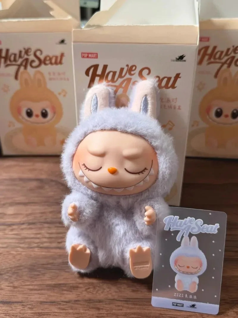 POP Mart Genuine THE MONSTERS LABUBU Sitting Party Series