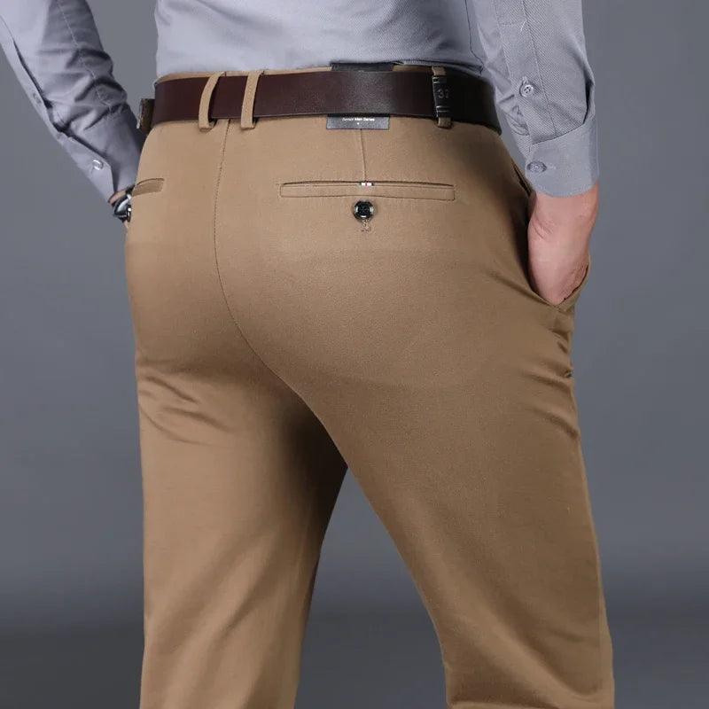 Classic Men's Business Straight Casual Pants