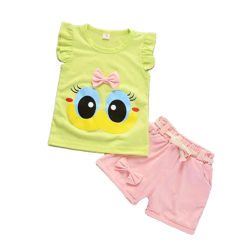 New Summer Fashion Baby Clothes Suits
