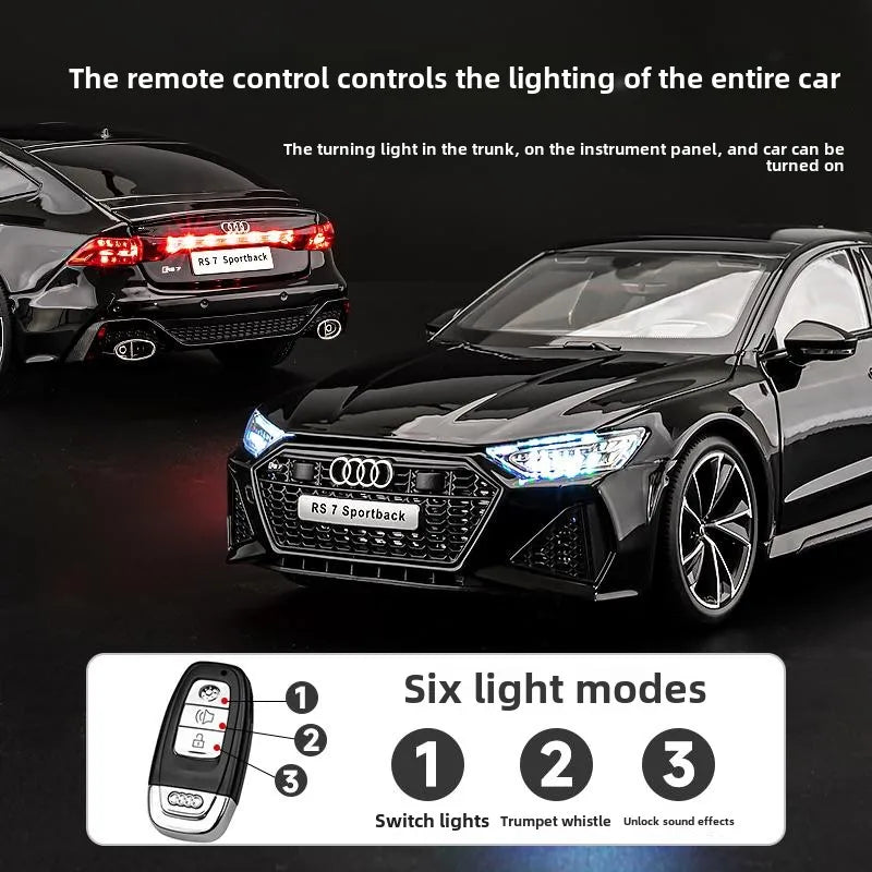Simulation 1:18 AUDI RS7 Sportback Alloy Car for Gift