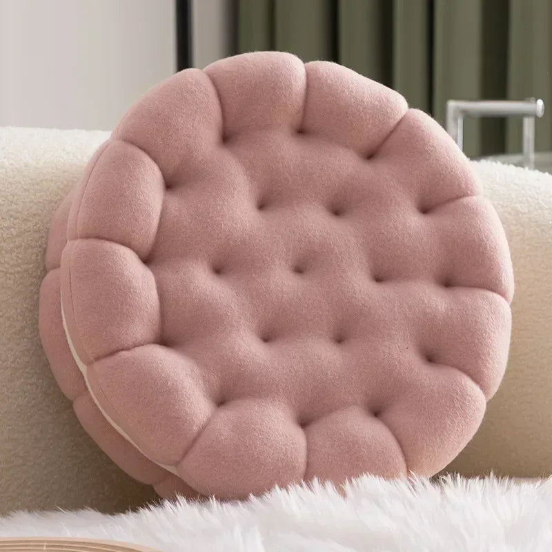 Ins Sandwich Biscuit Sofa Cushion