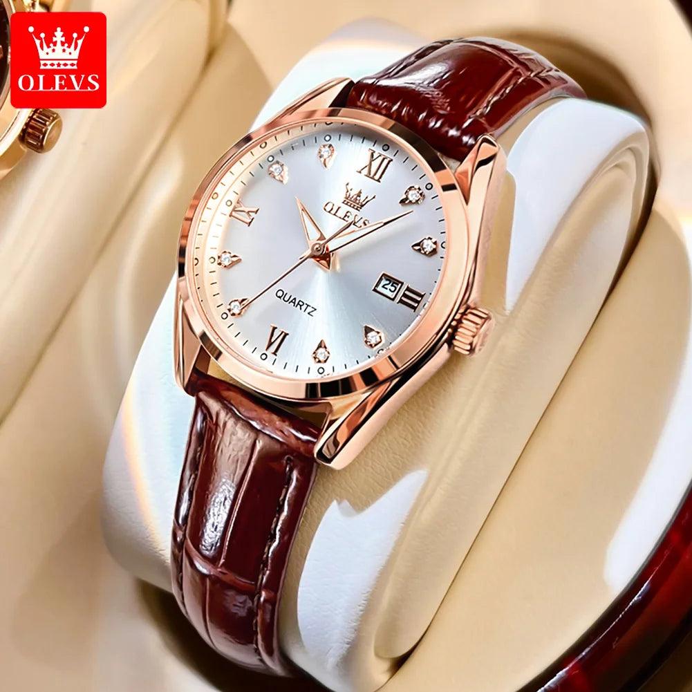 OLEVS Elegant Ladies Quartz Watch - Venus Trendy Fashion Online