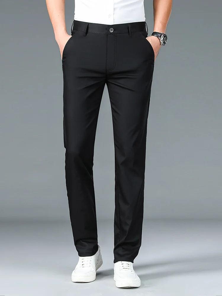 High Quality Luxury Straight Business Suit Pants