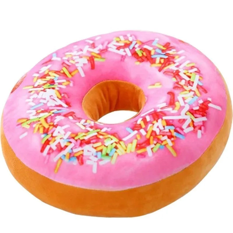 Simulation 3D Sweet Donut Pillow Cushion