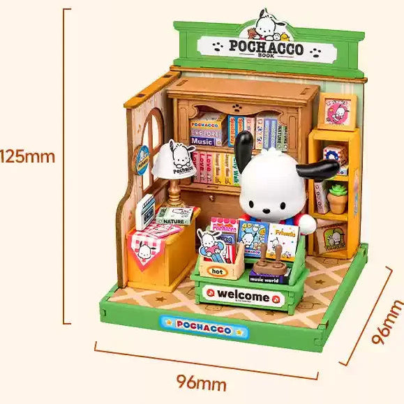 Sanrio Family Kawaii Store Assembling House Model Toys for Gift