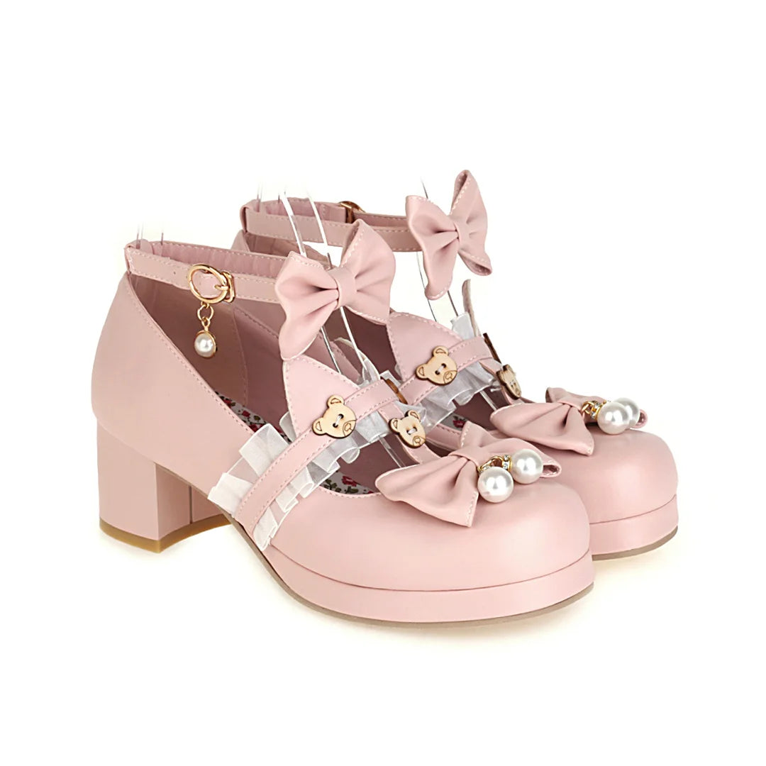 Cute Bear lolita girls shoes  Venus Trendy Fashion Online