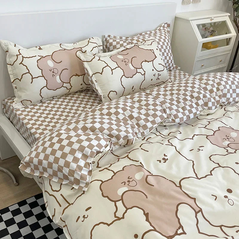 Kawaii Cartoon's Printed Bedding Sets