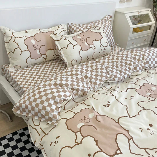 Kawaii Cartoon's Printed Bedding Sets