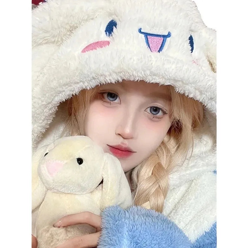 Winter Cinnamoroll Long Robe Nightgown