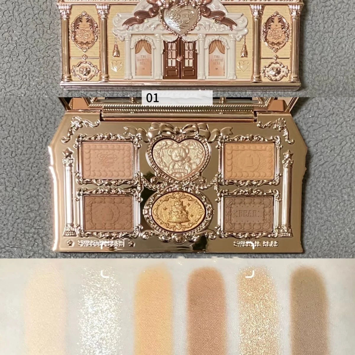 Flower Knows SWEETIE BEAR Highly Pigmented Eye Makeup Palette