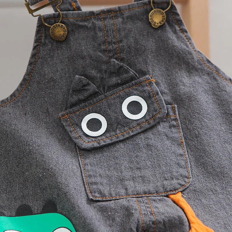 Summer Children Short Sleeved T-Shirt Overalls Sets