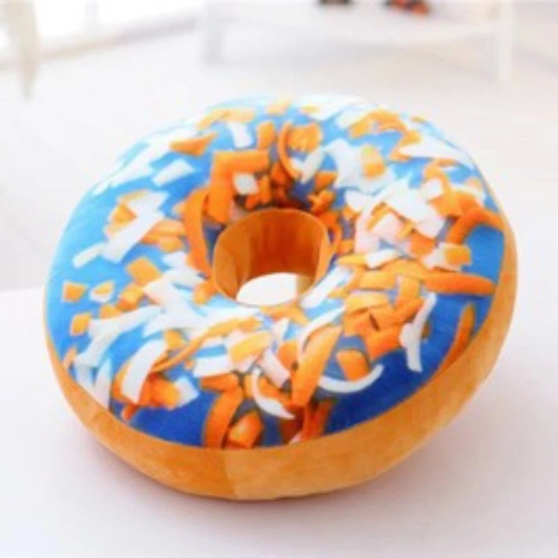 Simulation 3D Sweet Donut Pillow Cushion