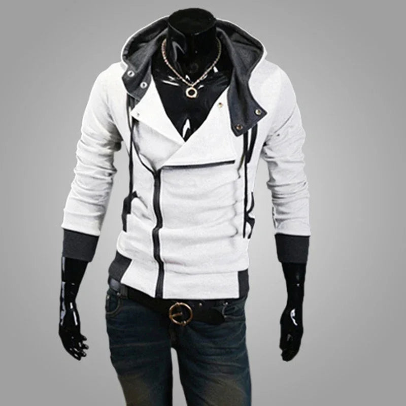 Male Zipper Cardigan Hoodies Jacket - Venus Trendy Fashion Online