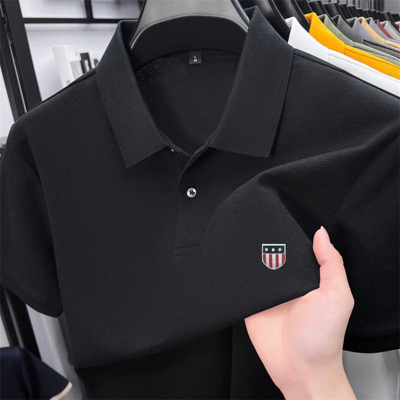 Men's summer luxury brand cotton shirt