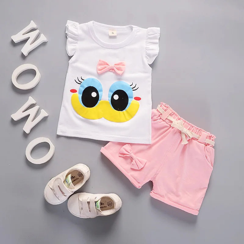 New Summer Fashion Baby Clothes Suits