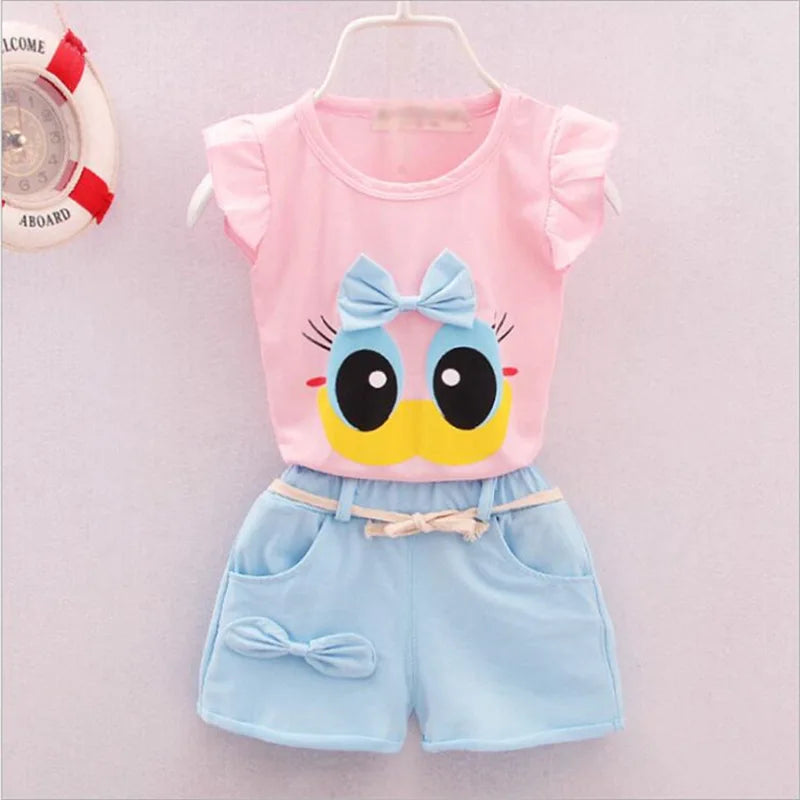 New Summer Fashion Baby Clothes Suits
