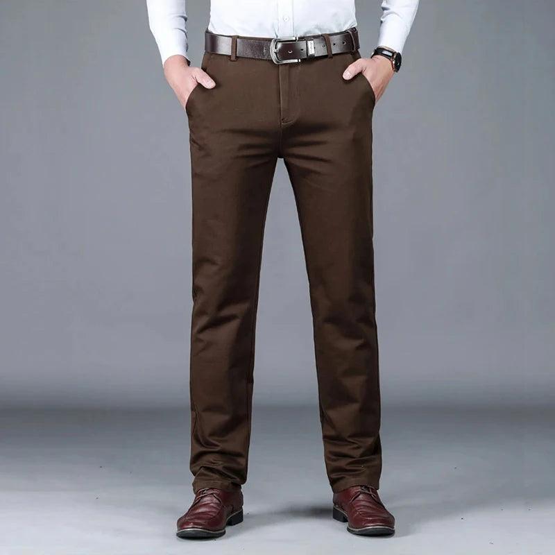 Classic Men's Business Straight Casual Pants