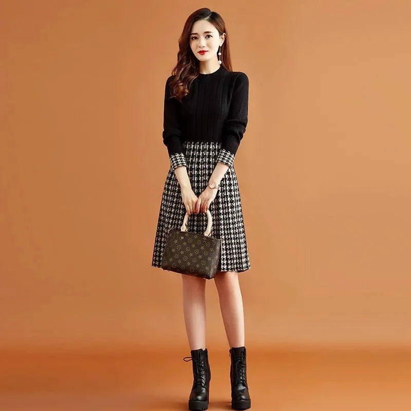 Women's Medium Long Sweater Dress