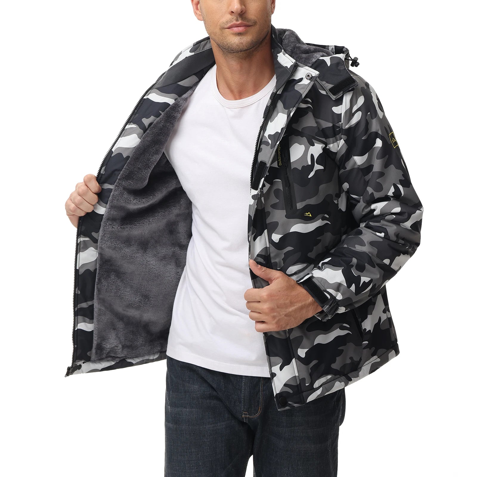 Men's Winter Waterproof Warm Thick Fleece Jackets - Venus Trendy Fashion Online