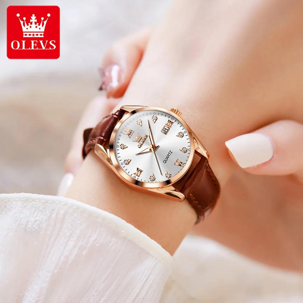 OLEVS Elegant Ladies Quartz Watch - Venus Trendy Fashion Online