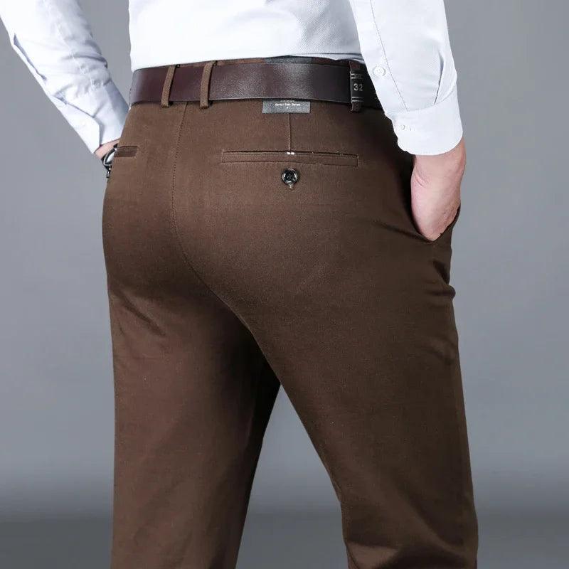 Classic Men's Business Straight Casual Pants