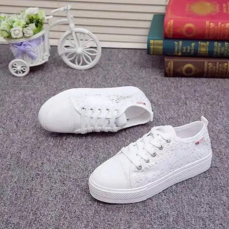 Women Summer Casual White Shoes - Venus Trendy Fashion Online