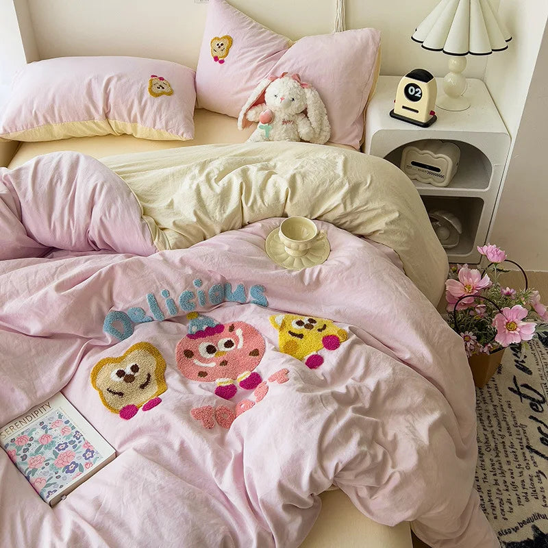 Fashionable Cute Pig Bedding Set