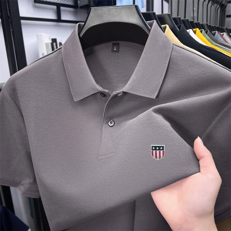 Men's summer luxury brand cotton shirt