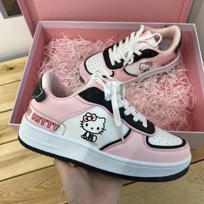 Cute Pink Sneakers Soft Girl Skateboard Shoes - Venus Trendy Fashion Online