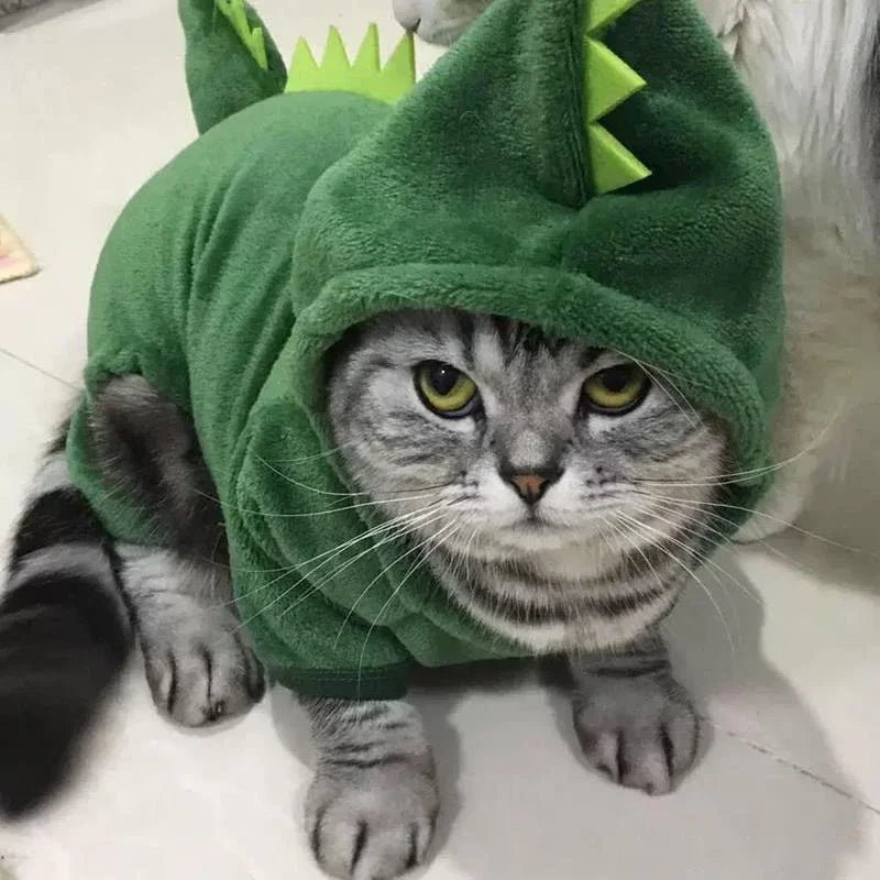 Cartoon Winter Warm Pet Jumpsuit