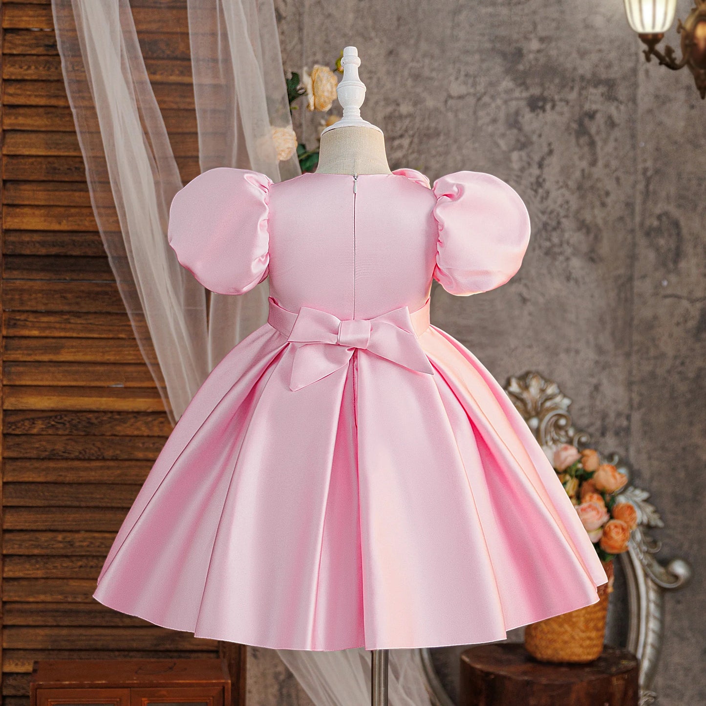 Summer Flower Bridesmaids Party Girls Dresses