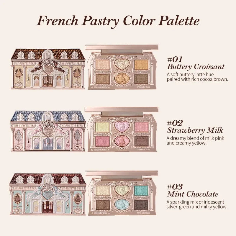 Flower Knows SWEETIE BEAR Highly Pigmented Eye Makeup Palette