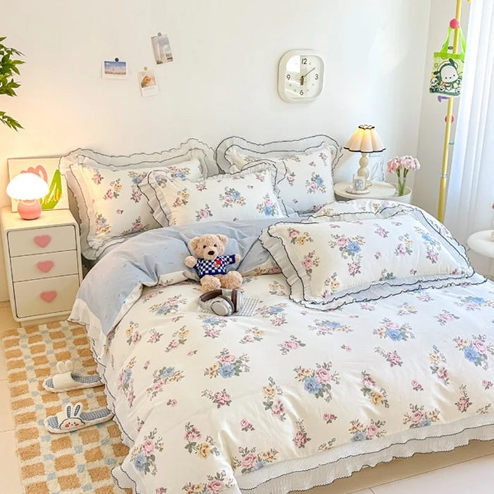 Ruffle Lace Princess Style Bedding Sets