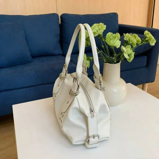 Vintage Style PU Leather Women Shoulder Bag