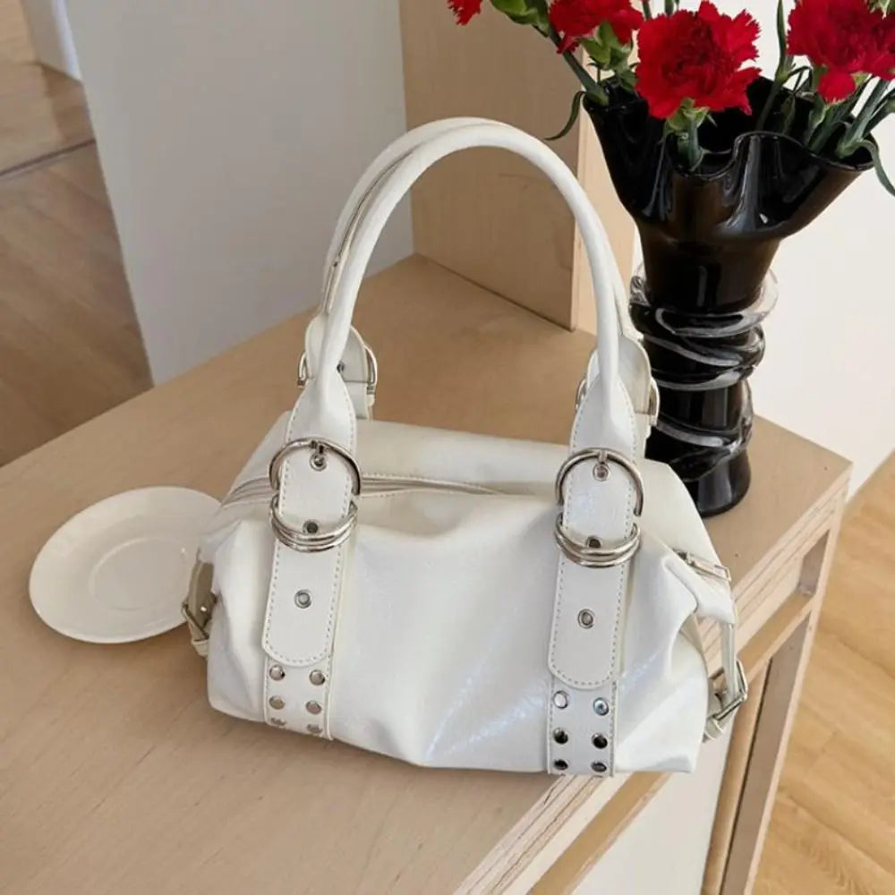 Vintage Style PU Leather Women Shoulder Bag