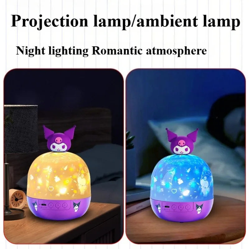 Kuromi Rotating Starry Sky Projector Atmosphere Light for Gift