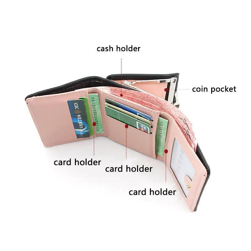 Trendy Design Short Women Wallets