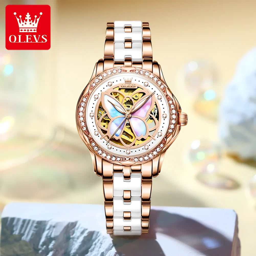 OLEVS 6615 Top Original Automatic Mechanical Wrist Watch