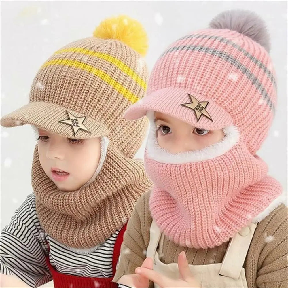 Winter Baby Double Warm Lining Caps - Venus Trendy Fashion Online