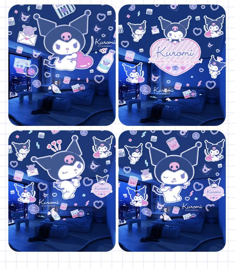 Kuromi Rotating Starry Sky Projector Atmosphere Light for Gift