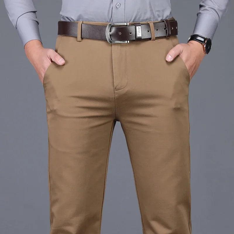 Classic Men's Business Straight Casual Pants