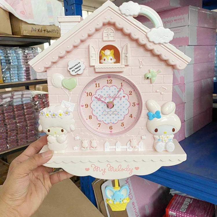 Cartoon's Wall Hanging Swing Quartz Wall Clock for Gifts