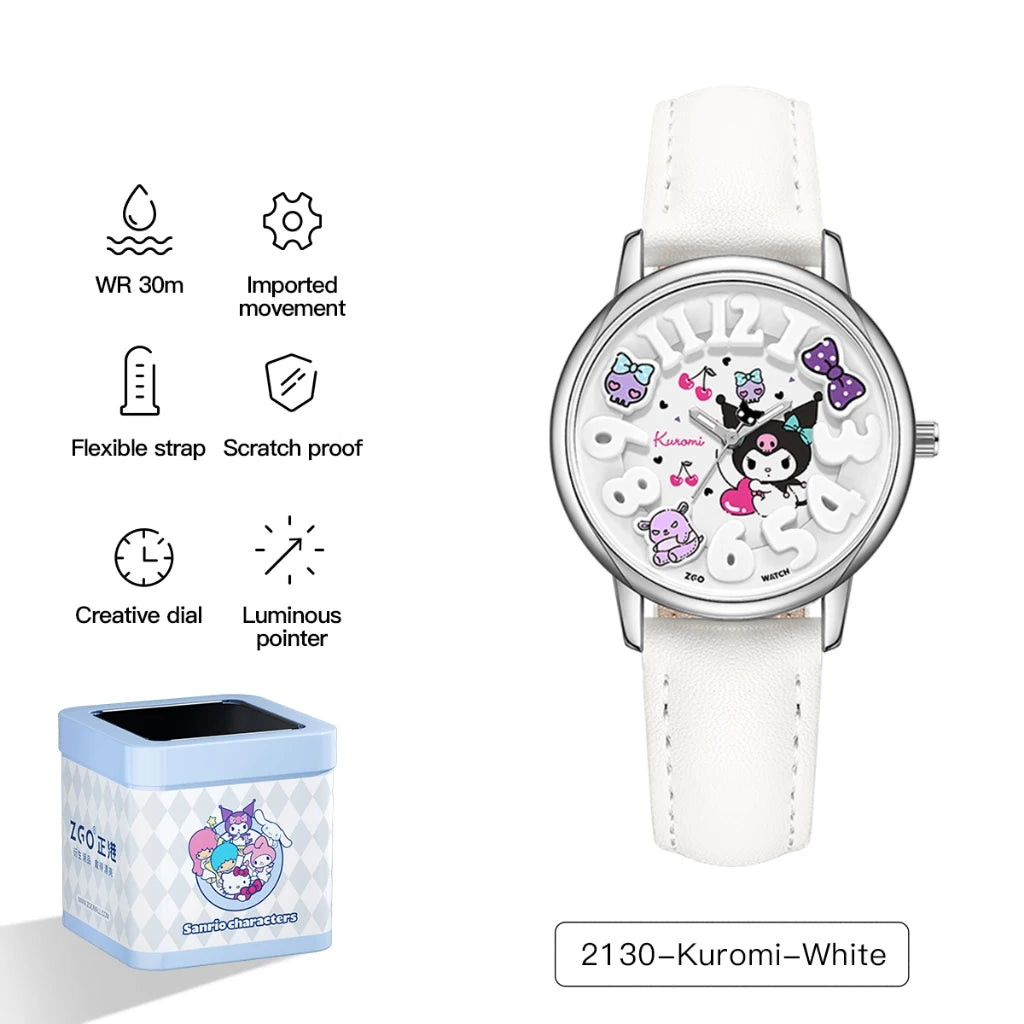 Women's fashionable luminous waterproof quartz watch