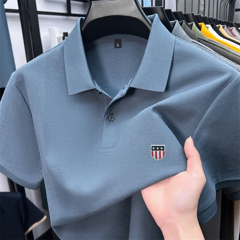 Men's summer luxury brand cotton shirt